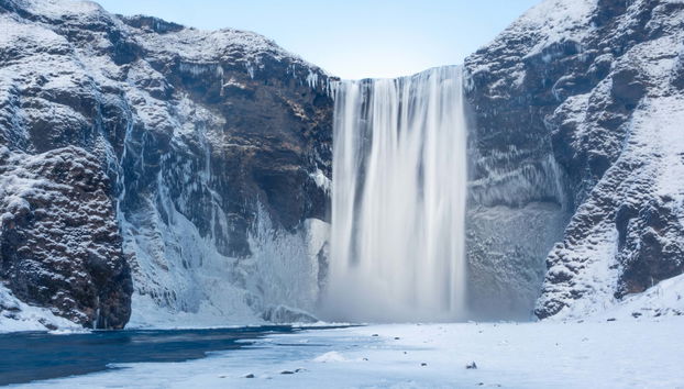 Seljalandsfoss & Skógafoss Waterfalls + Sólheimajökull Glacier