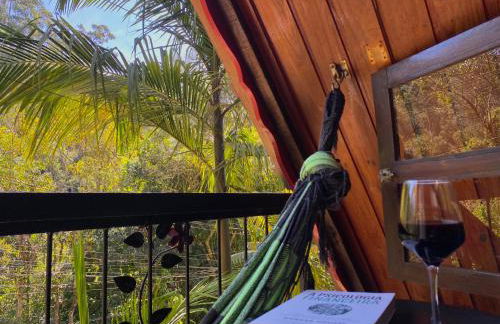 Chalé 1 Alto na Montanha, com lareira e wi-fi - Foto 20