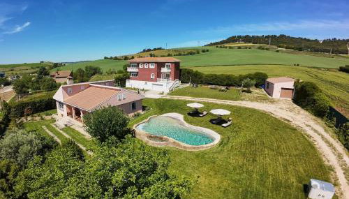Finca SOTOMAR-casa rural Simancas - Foto 2, Garden, sunbed, Garden view