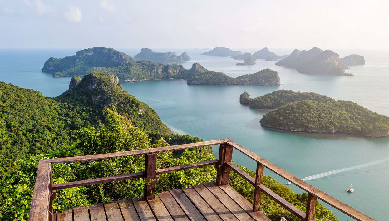 Excursão a Ang Thong de barco