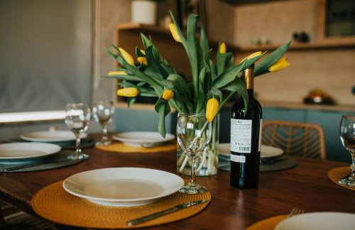 W Sercu Kotliny - luksusowe wille 8 osobowe z balią opalaną drewnem i widokiem na góry - Foto 51