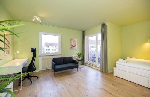 Ruhiges Apartment mit Stellplatz nahe Innenstadt & Main - Foto 6