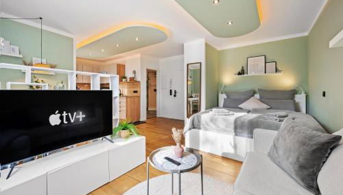 EDLER WOHNRAUM Luxuriöse Stadtoase mit Balkon, Kaffeevollautomat, Lift & Parkplatz - Foto 2