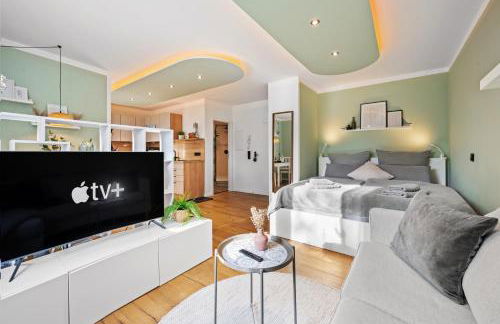 EDLER WOHNRAUM Luxuriöse Stadtoase mit Balkon, Kaffeevollautomat, Lift & Parkplatz - Foto 2