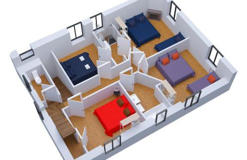 Jolie m'Home, Le Puy du Fou, 15 pers, 7 ch, 5 sde, 5 wc - Foto 4