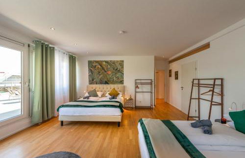 GREAT PLACE Penthouse Stuttgart Airport Messe Parkplatz Heimkino - Foto 20