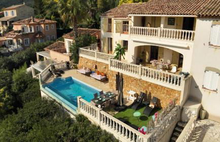 Villa soleil - Vue mer et montagne - Piscine privée, tennis, accès plage à pied - Foto 1