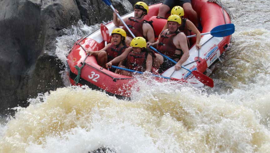 Rafting dans le Parc National des gorges de la Barron