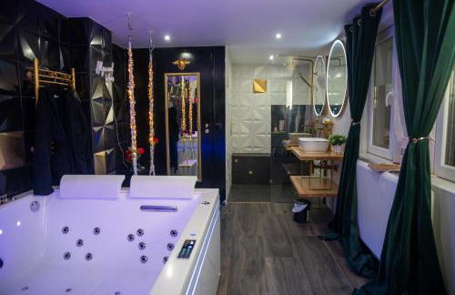 Love Room élégante spa privatif et extérieur cosy - Foto 9