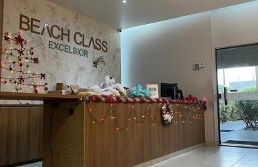 Flat Beach Class Excelsior - Apto Completo para 4 pessoas vista rio e mar - Foto 78