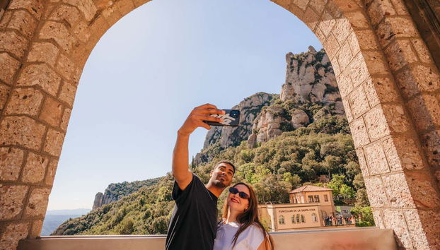 Selfie à Montserrat