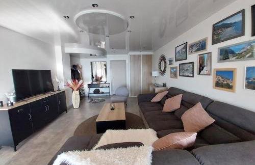 Résidence Les Marines de Moriani pieds dans l'eau duplex avec terrasses vue mer, 4-8 pers - Foto 24