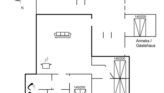 "Valdemar" - 350m to the fjord - Foto 2, Floorplan