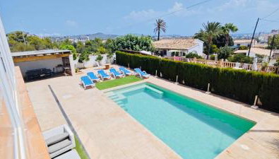 Calpe chalet privado 7 min de la playa piscina wifi parking aire barbacoa grupos - Foto 3