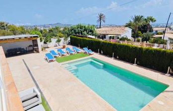 Calpe chalet privado 7 min de la playa piscina wifi parking aire barbacoa grupos - Foto 3