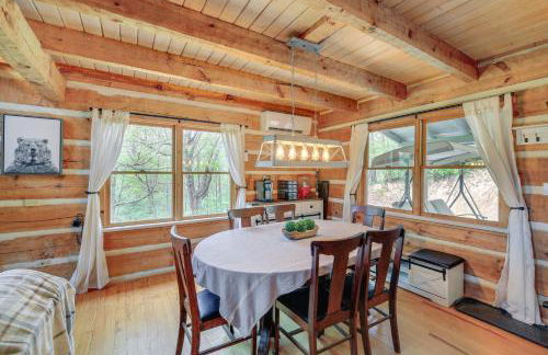 Ashe County Log Cabin Mountain-View Deck, Sauna - Foto 7