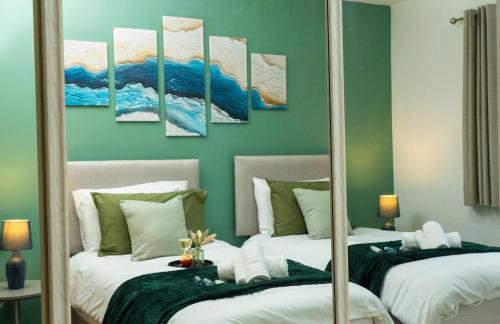 Whole 2-Bed, 2-Bath Apartment - Professionals, Contractors, Free Parking, ULEZ Free, Bham City - 10mins - Foto 14