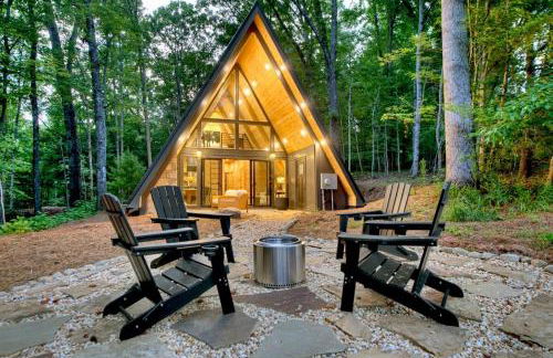 Romantic A-Frame Cabin w Firepit, Patio, Fireplace, Games in Blue Ridge Mountains - Photo 31