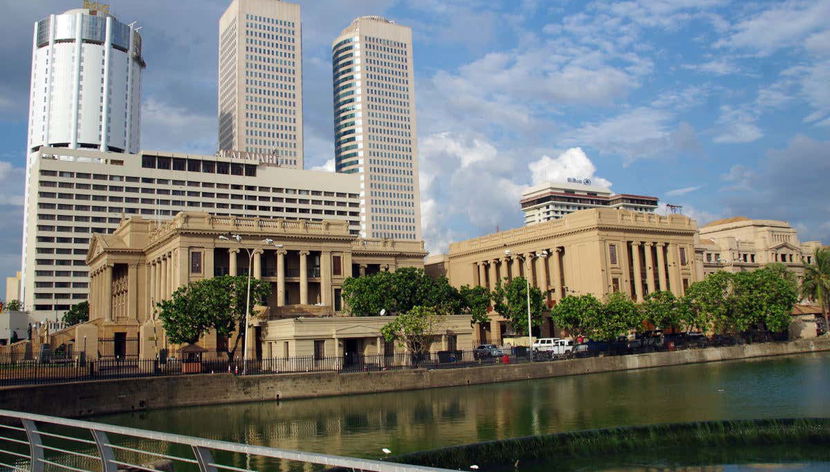 The old parliament building of Sri Lanka