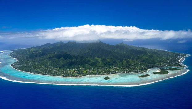 Tour por Rarotonga - Foto 2, Vista aérea de Rarotonga