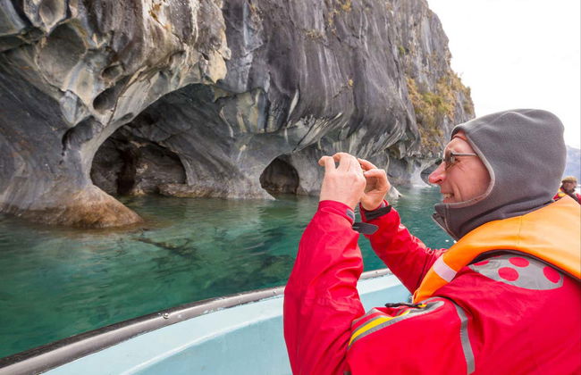 Paseo en barco por las cuevas de mármol de Puerto Tranquilo - Foto 7