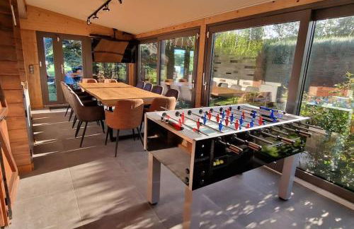 Pétillant Chalet aux 3 étangs avec SPA, Sauna et Véranda - Foto 9