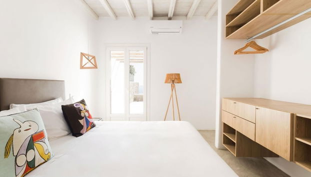 Lovely 6-bed Villa in Mykonos Fleur de Sel - Foto 4, Habitación