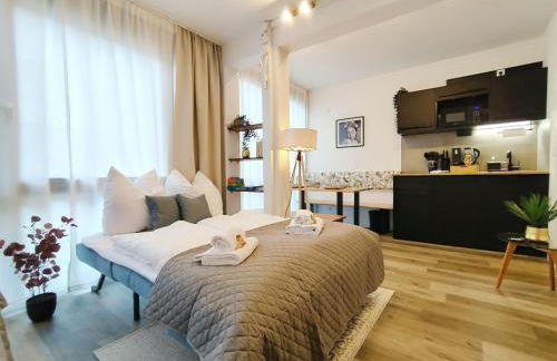 Design-Apartmenthaus für bis zu 12, modern, Dachterrasse, Grill, ruhige Lage, Disney plus, Wii, LAN und WLAN - Foto 7