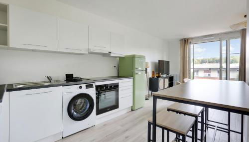 La Résidence Alpha Viroflay 201 - 1 chambre - 4 pers - Foto 3, dishwasher, minibar