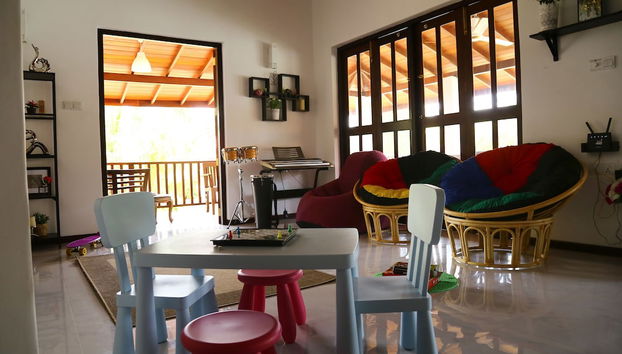 Zona de estar del vestíbulo