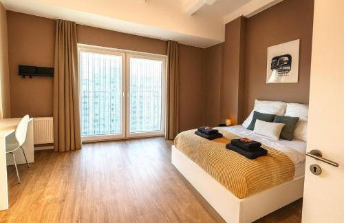 Homely! Skyview 2-Room Apartment, Airport, Fair, Rooftop, Gym! - Foto 7