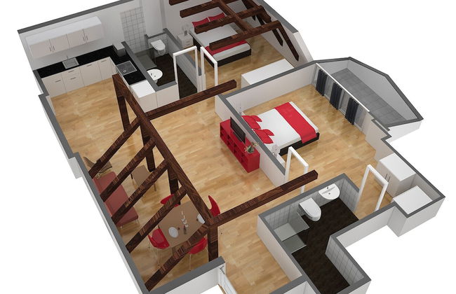 ZH Strawberry - Oerlikon Hitrental Apartment - Foto 9