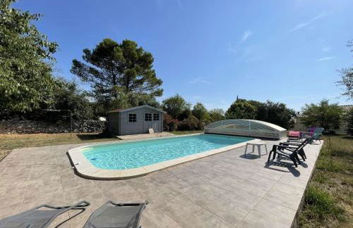 Villa à Orgnac-l'Aven avec piscine chauffée, 6 pers, jardin clôturé, animaux admis - FR-1-382-127 - Foto 1