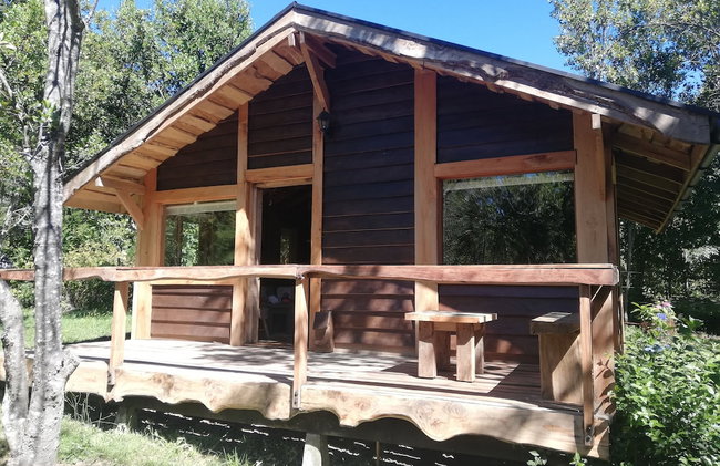 Wonderful Rustic Cabin 2, With Native Logs, on the Banks of the Trancura River - Foto 40