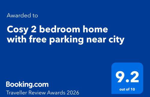 Cosy 2 bedroom home with free parking near city - Foto 14