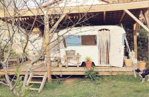 GÎTE AZKENDANTZA capacité 2 à 4 PERS ou 5 à 6 PERS supplément CARAVANE INSOLITE - Foto 16