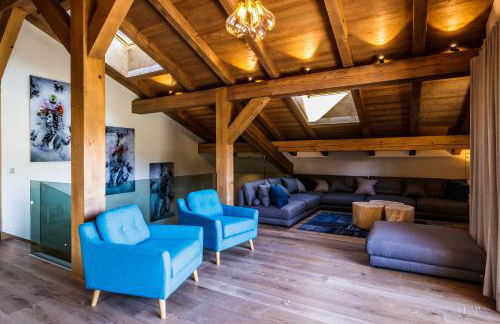 Ski in ski out Le Moulin charming duplex just 50 m from Princesse gondola Megève - Foto 8