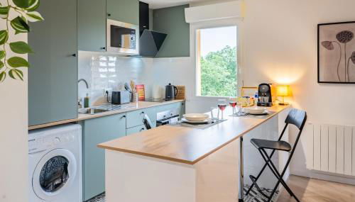 Logis Verde - Vue Nature & Parking Privé, A10 à 5min - Foto 2, stove, toaster