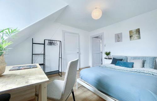 Loisirs travail, court, long séjour, idéalement situé, 2 chambres en enfilade, parking gratuit - Foto 19