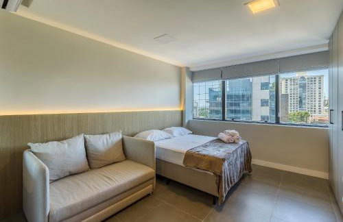 Carlos Gomes Square - Shopping Bordaza - Apartamento alto padrão com rooftop, piscina e academia - Foto 13