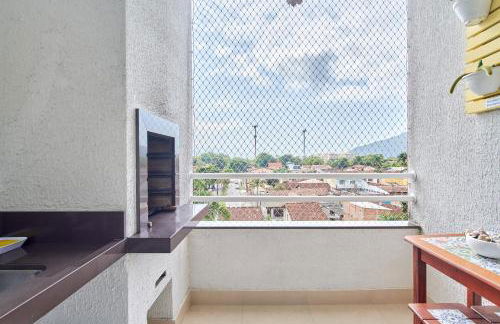 Dois Quartos, Sacada com Churrasqueira, a 400 MTS do Projeto Tamar e 800 MTS do Aquário - Foto 18