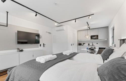 1-2 Personen - Parkplatz - Fahrradgarage - Zentrum - Küche - Klima - Foto 8