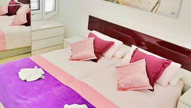 Las Americas Best-suite - Large Apartment With View, Garden and Swimming Pool - Foto 3, Habitación