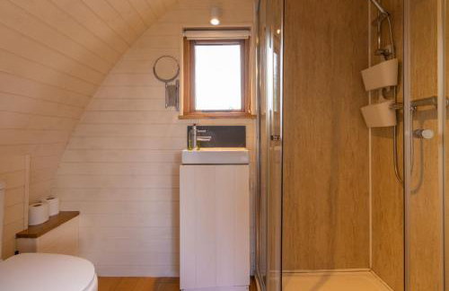 Pod3 - Powys River Pods - Pet Friendly Glamping Pod Builth Wells Powys Wales - Foto 19