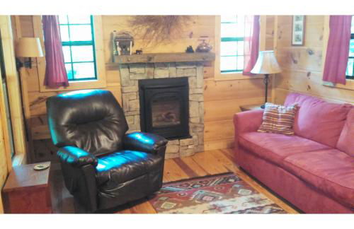 Cabin in the Woods-Peaceful 1BR 20-Acre Rural Retreat-HotTub&WiFi near Asheville - Foto 5