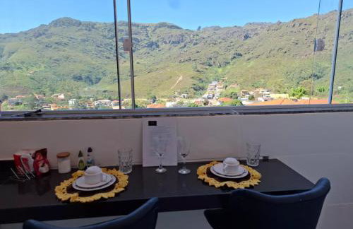 Ap Ouro Pret - com piscina aquecimento solar e churrasqueira - Foto 8