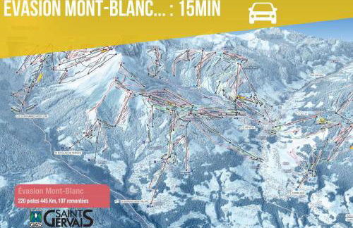 Duplex Sallanches - Terrasse, Centre & Parking by AlpenlySallanches - Foto 16