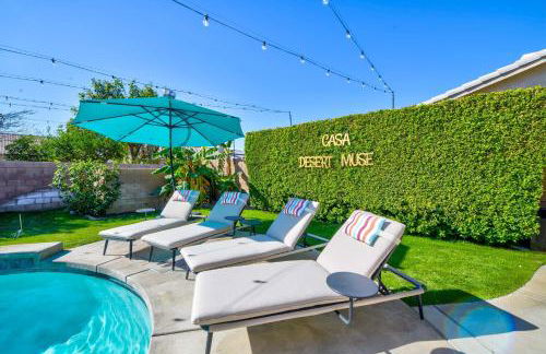 Casa Desert Muse with Heated Pool Spa Firepit Mini Golf and Games - Photo 23