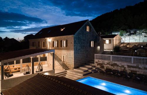Didova kuća, Holiday home with Private pool near Rogoznica,Sleeps 9 - Foto 7