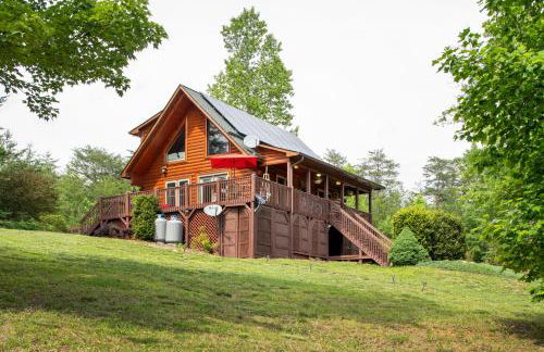 Solar powered log cabin with mountain views, 3acres - Foto 40